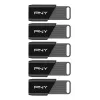 PNY Attaché X Pen Drive 64 GB USB 3.2 Gen 1 Pack de 5 (P-FD64GX5ATTX-EF)