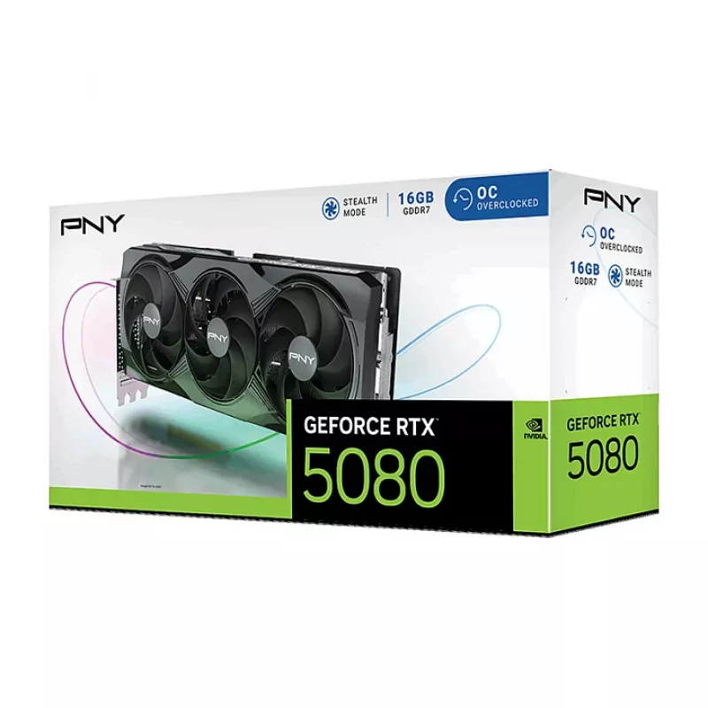 PNY Placa gráfica GeForce RTX 5080 OC - GeForce RTX 5080
