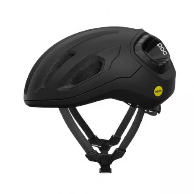 Capacete de ciclismo de estrada POC Amidal Uranium Black Matt S 50-56 cm