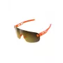 POC Elicit Óculos de ciclismo - Fluo Orange / Violet-Silver Mirror