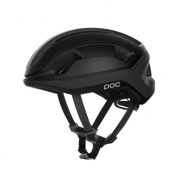 Capacete de bicicleta POC Omne Lite preto para bicicletas de estrada