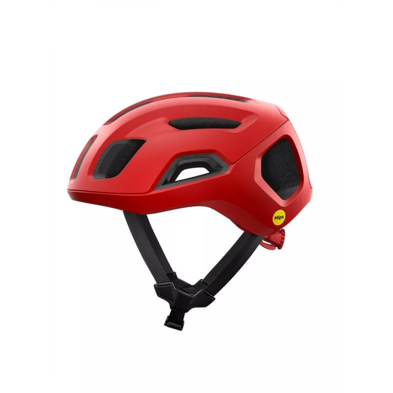 Capacete de bicicleta POC Ventral Lite Medium Fluorescent Orange/AVIP White