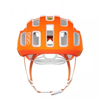 Capacete de bicicleta POC Ventral Lite Medium Fluorescent Orange/AVIP White