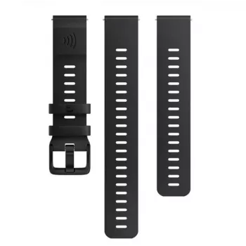 Pulseira de pagamento Polar 20 mm preta S-L