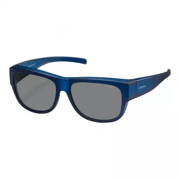 Óculos de sol unissexo Polaroid Ancillaries PLD9003SM3Q - armação preta, lentes polarizadas cinzentas