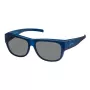 Óculos de sol unissexo Polaroid Ancillaries PLD9003SM3Q - armação preta, lentes polarizadas cinzentas