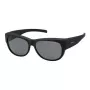 Óculos de sol unissexo POLAROID ANCILLARIES PLD9004SDL5 - Armação preta, lentes cinzentas polarizadas, forma quadrada