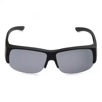Óculos de sol unissexo Polaroid Ancillaries PLD9007SDL5 - armação preta, lentes polarizadas cinzentas