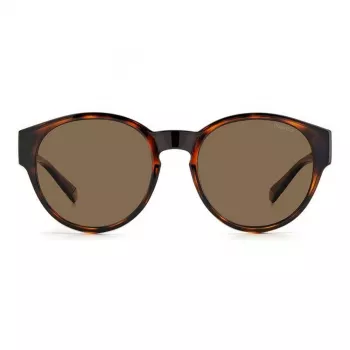 Óculos de sol unissexo Polaroid Ancillaries PLD9017S086 - armação Havana/tartaruga, lentes polarizadas castanhas