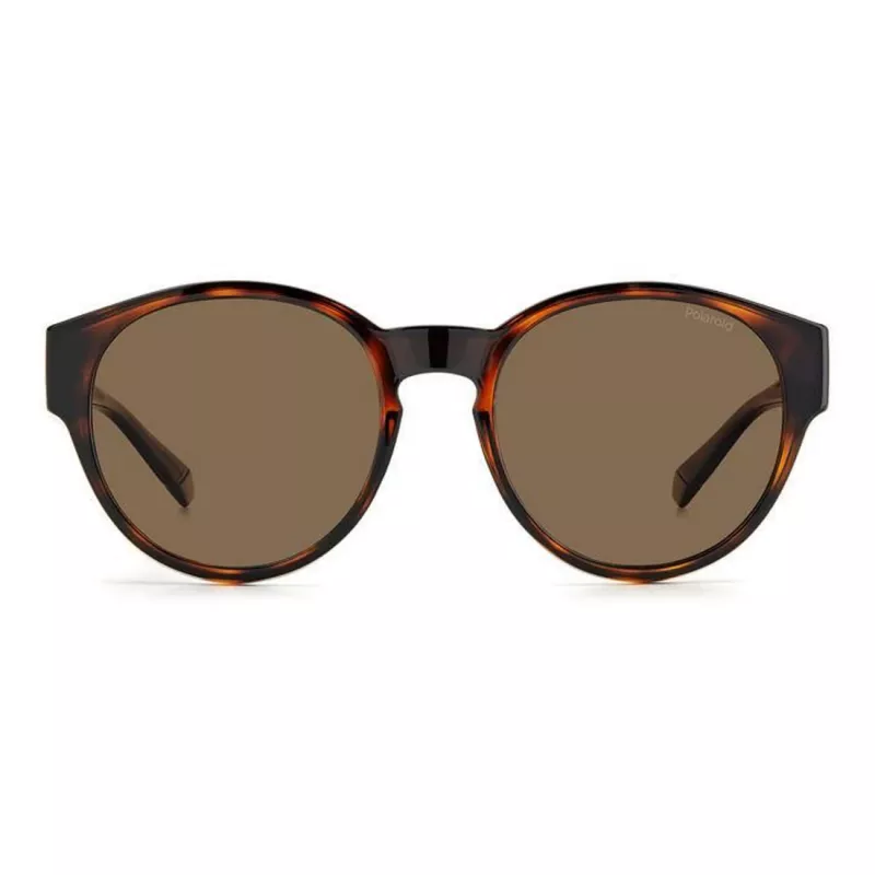 Óculos de sol unissexo Polaroid Ancillaries PLD9017S086 - armação Havana/tartaruga, lentes polarizadas castanhas