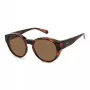 Óculos de sol unissexo Polaroid Ancillaries PLD9017S086 - armação Havana/tartaruga, lentes polarizadas castanhas