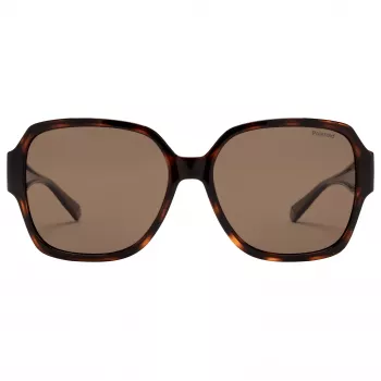 Óculos de sol Polaroid Ancillaries PLD9021S086 unissexo - armação havana tartaruga, lentes castanhas polarizadas
