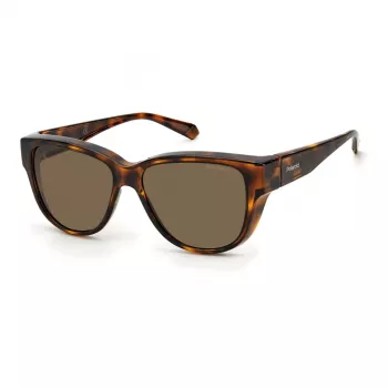 Óculos de sol Polaroid Ancillaries mulher PLD9013S9N4 - armação preta, lentes cinzentas polarizadas