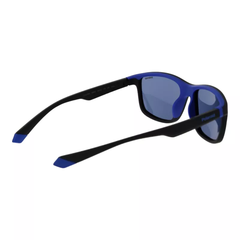 Óculos de sol de homem POLAROID PLD2153S580VK - armação preta, lentes polarizadas cinzentas, 58 mm