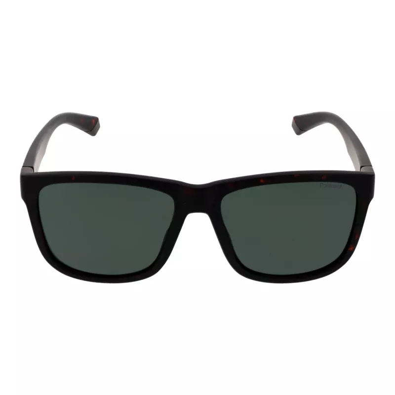 Óculos de sol Polaroid homem PLD2155S57HGC - armação Havana Green, lentes polarizadas cinzentas-verdes, 57 mm