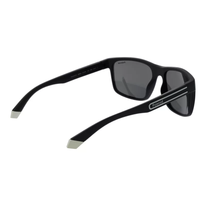 Óculos de sol polarizados Polaroid homem PLD2157S57003 - armação preta lentes cinzentas 57mm