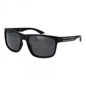Óculos de sol polarizados Polaroid homem PLD2157S57003 - armação preta lentes cinzentas 57mm