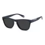 Óculos de sol retangulares polarizados de homem Polaroid PLD2168S4NZ - preto/cinzento