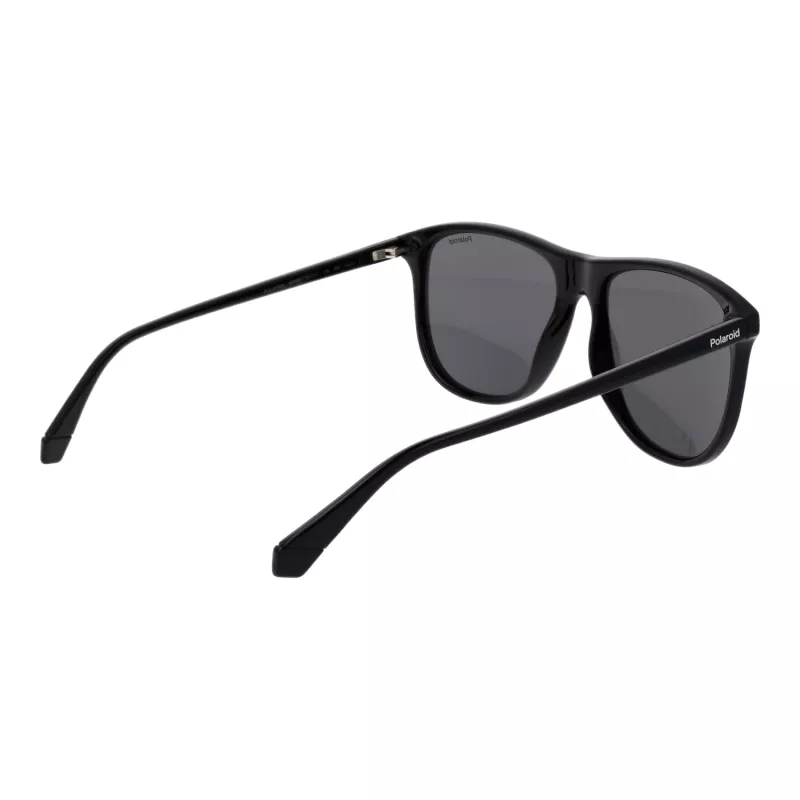 Polaroid Para homem PLD4178S58807 Óculos de sol polarizados - Armação preta Lentes cinzentas 58mm