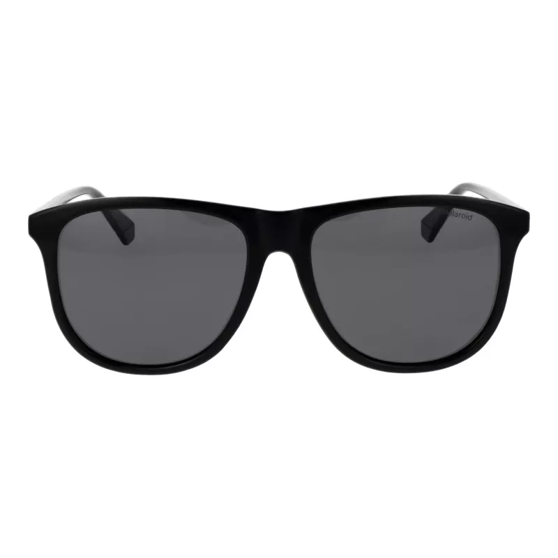 Polaroid Para homem PLD4178S58807 Óculos de sol polarizados - Armação preta Lentes cinzentas 58mm