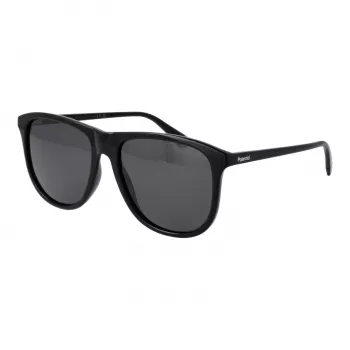 Polaroid Para homem PLD4178S58807 Óculos de sol polarizados - Armação preta Lentes cinzentas 58mm