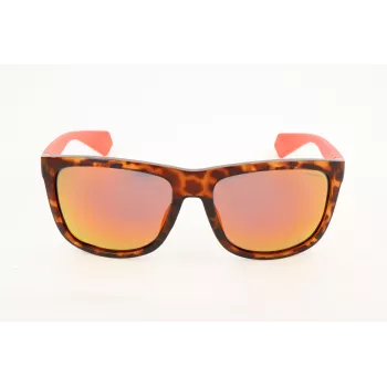 Óculos de sol polarizados retangulares POLAROID homem PLD6062-FS-86 - armação Havana, lentes castanhas