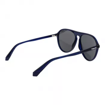 Óculos de sol de homem POLAROID PLD6225S57PJP retangulares polarizados - preto/cinzento