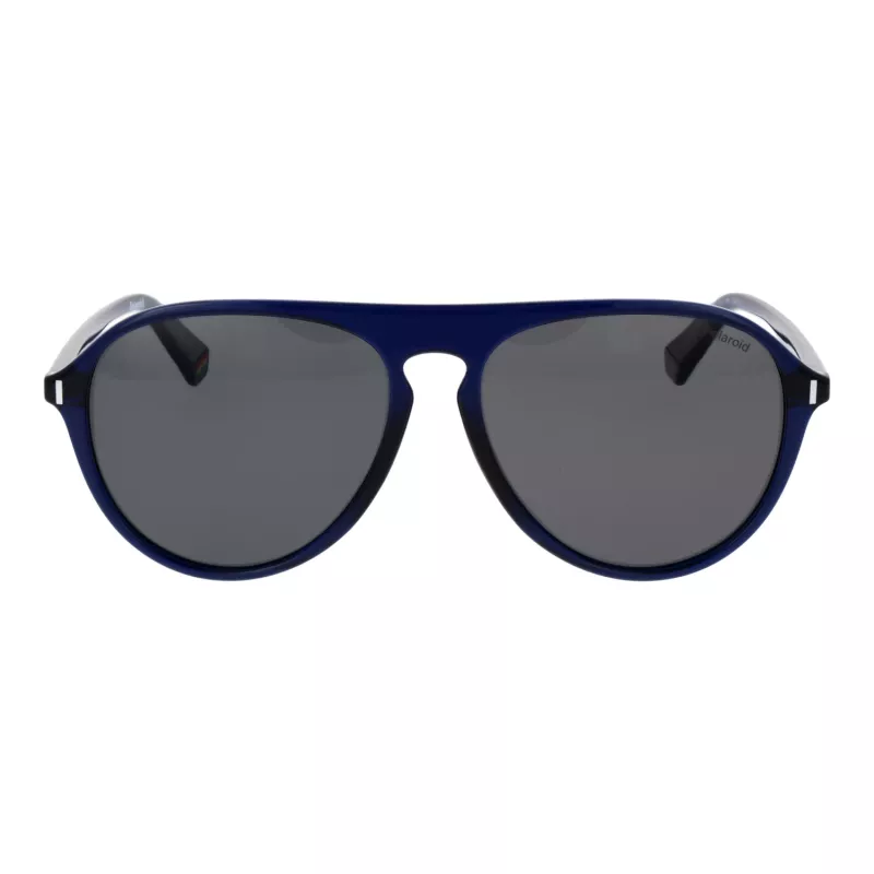 Óculos de sol de homem POLAROID PLD6225S57PJP retangulares polarizados - preto/cinzento