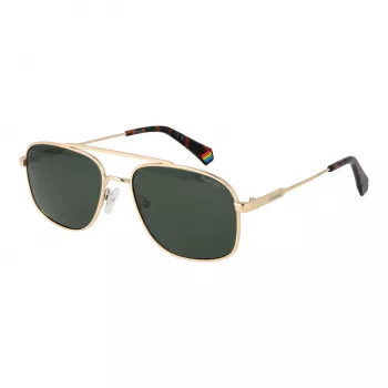 Óculos de sol polarizados de homem POLAROID PLD6235SX56PE - armação preta lentes cinzentas 56/17/145 mm