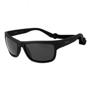 Óculos de sol polarizados de homem POLAROID PLD7031S59807 - armação preta lentes cinzentas 59mm