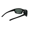Óculos de sol de homem POLAROID P8411-639CARC retangulares polarizados - armação preta lentes cinzentas 63mm