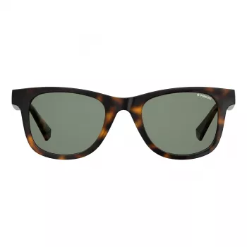 Óculos de sol Polaroid PLD1016SNEW08 homem retangulares polarizados Havana castanho