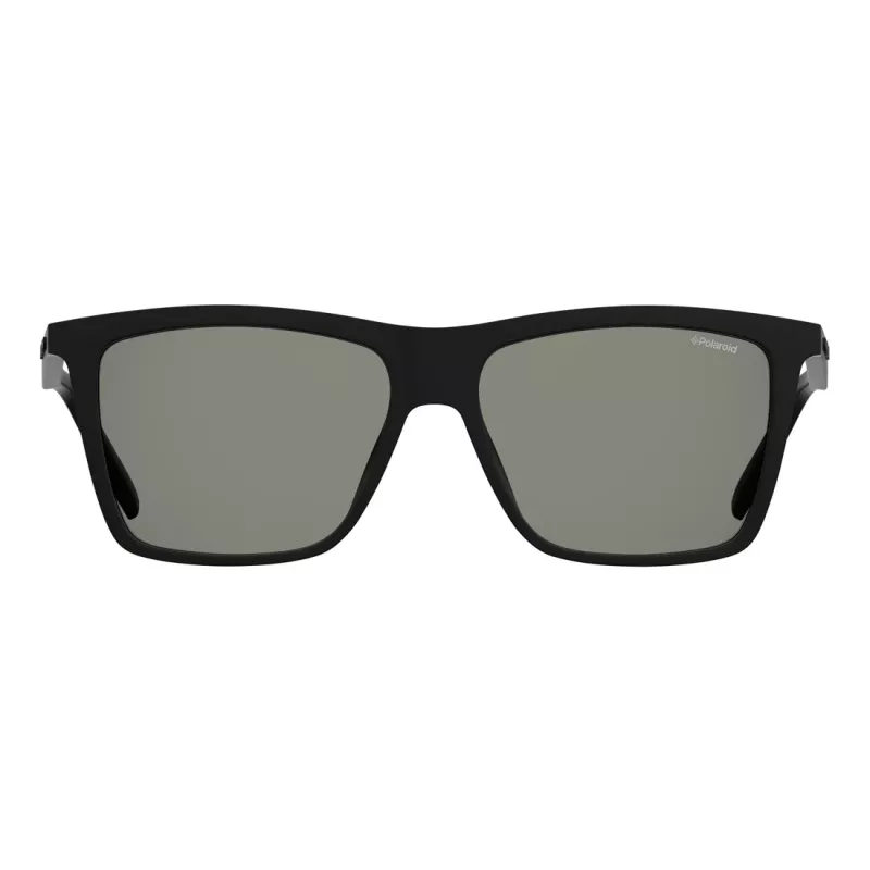 Óculos de sol polarizados retangulares Polaroid PLD2050S807 homem - preto/cinzento 55mm