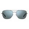 Polaroid PLD2068SX6LB5 Óculos de sol retangulares de homem com lentes polarizadas, preto/cinzento, 58 mm