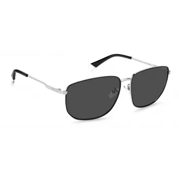 Óculos de sol de homem POLAROID PLD2120GS84JM retangulares Havana com lentes castanhas polarizadas