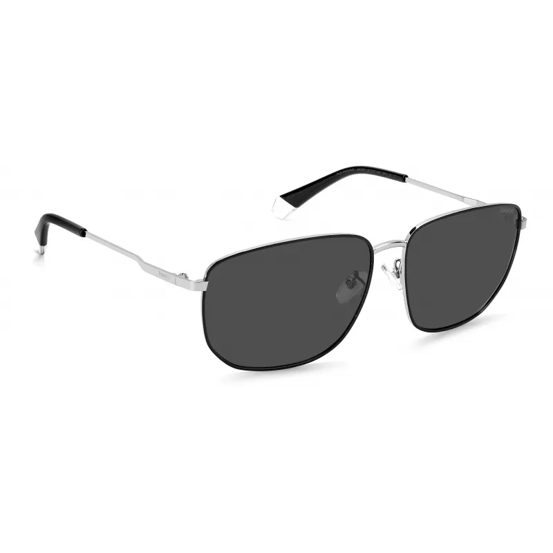 Óculos de sol de homem POLAROID PLD2120GS84JM retangulares Havana com lentes castanhas polarizadas