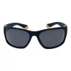 Óculos de sol retangulares de homem Polaroid PLD2135S642FN - armação preta, lentes polarizadas cinzentas, 65 mm