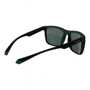 POLAROID PLD2141S563OL Óculos de sol unissexo - Armação Havana, Lentes verdes polarizadas, 57 mm