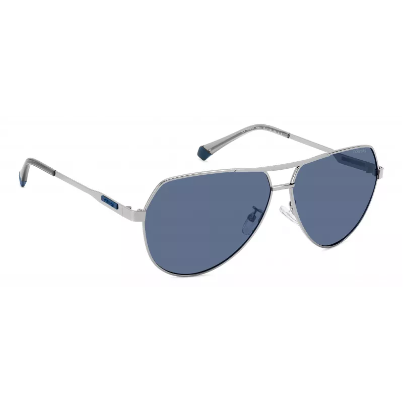 Óculos de sol de homem POLAROID PLD2145GSX6LB - armação preta, lentes polarizadas cinzentas, UV400