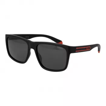 Óculos de sol Polaroid PLD2149S578LZ homem, acetato Havana quadrado com lentes castanhas polarizadas, 57/17/140 mm