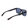 Óculos de sol retangulares polarizados de homem POLAROID PLD2149S57PJP - Armação preta, lentes cinzentas 57 mm