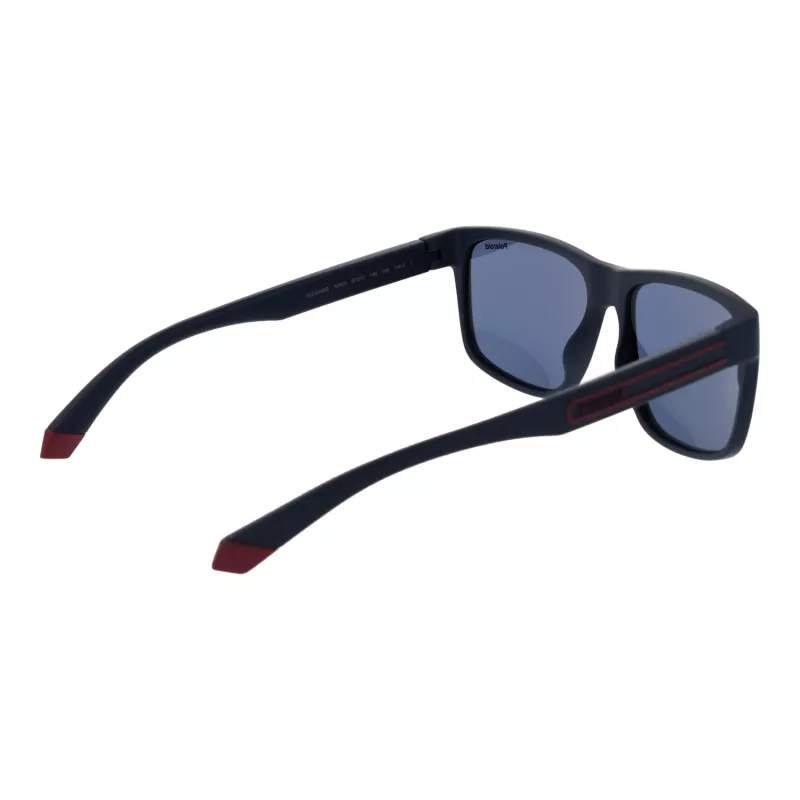 Óculos de sol retangulares polarizados de homem POLAROID PLD2149S57PJP - Armação preta, lentes cinzentas 57 mm