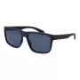 Óculos de sol retangulares polarizados de homem POLAROID PLD2149S57PJP - Armação preta, lentes cinzentas 57 mm