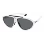 Óculos de sol POLAROID PLD2151S6HT unissexo armação Havana lentes verdes polarizadas 62mm