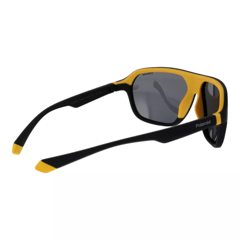 Óculos de sol retangulares unissexo Polaroid PLD2152S58PGC - armação cinzenta, lentes cinzentas polarizadas, UV400
