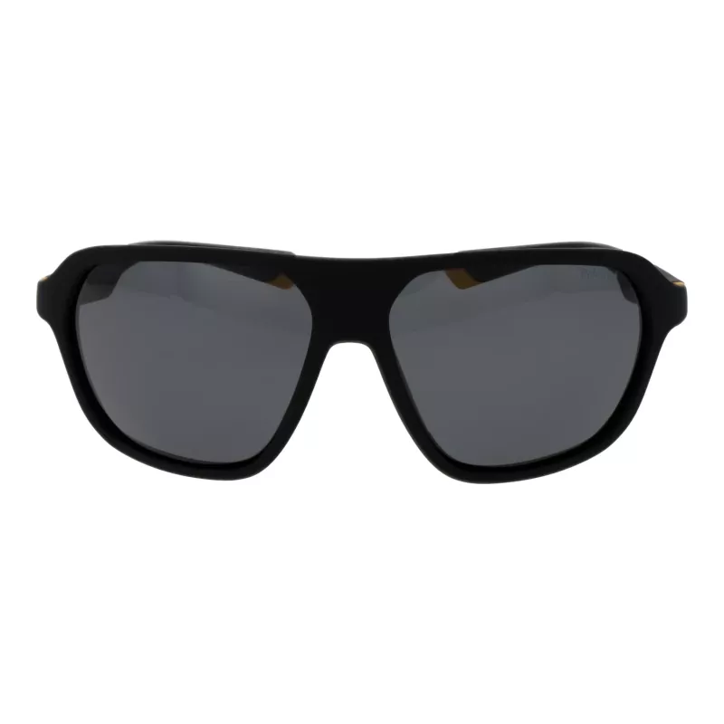 Óculos de sol retangulares unissexo Polaroid PLD2152S58PGC - armação cinzenta, lentes cinzentas polarizadas, UV400