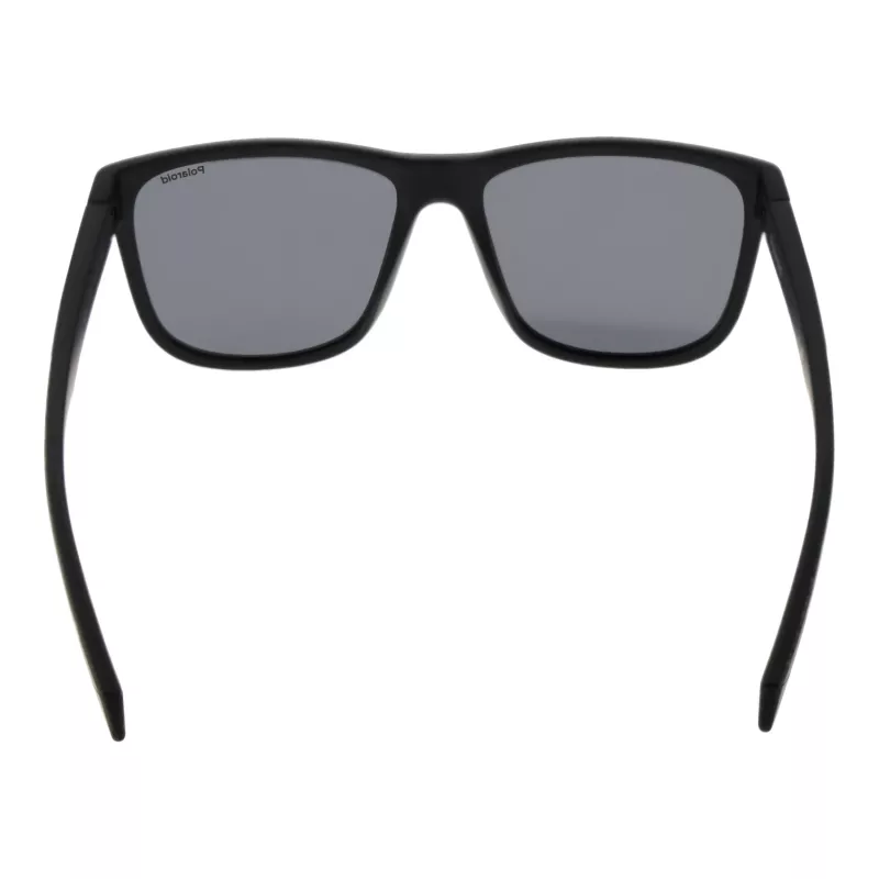 Óculos de sol de homem Polaroid PLD2155S57003 retangulares - armação preta, lentes cinzentas polarizadas