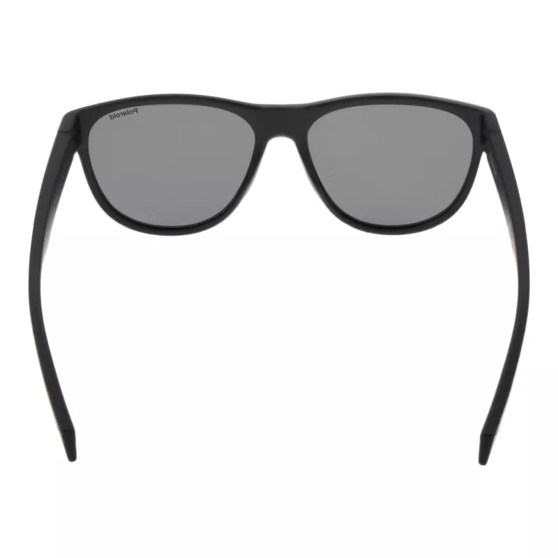 Óculos de sol unissexo Polaroid PLD2156S56003 retangulares - armação preta, lentes TAC cinzentas polarizadas, proteção UV400