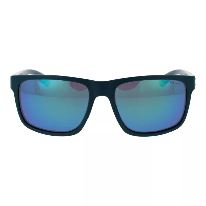Óculos de sol Polaroid PLD2157S57PYW homem retangulares Havana com lentes verdes polarizadas