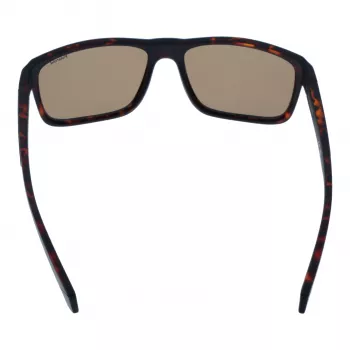 Óculos de sol retangulares de homem Polaroid PLD2158S58HGC - armação preta lentes polarizadas cinzentas 58mm